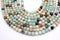 Amazonite Gemstone Beads, 8mm, Round
